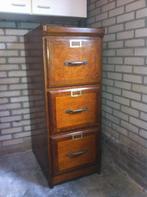 Vintage Ladenkast / Archiefkast, Huis en Inrichting, Kasten | Roldeurkasten en Archiefkasten, Ophalen, Minder dan 50 cm, Gebruikt