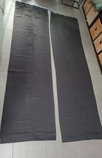 Verduisterde gordijnen set - 2x Zwart 140x260cm, Huis en Inrichting, Ophalen, 100 tot 150 cm, 200 cm of meer, Zwart