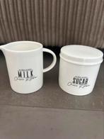 Riviera Maison suiker en melk potje, Huis en Inrichting, Keuken | Servies, Ophalen of Verzenden, Zo goed als nieuw, Overige stijlen