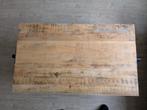 Mangohouten salontafel, Ophalen, 100 tot 150 cm, 50 tot 100 cm, Zo goed als nieuw