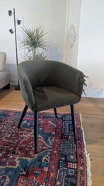 6x Groene eetkamerstoel, Huis en Inrichting, Stoelen, Ophalen, Overige kleuren, Zo goed als nieuw, Stof