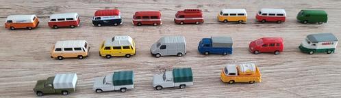 N-spoor set van 18 busjes/voertuigen o.a. Volkswagen busjes, Hobby en Vrije tijd, Modeltreinen | N-Spoor, Nieuw, Overige typen