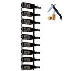 Wijnrek | 9 flessen | Wandmontage | Rek voor muur | Staal, 5 tot 15 flessen, Nieuw, Info@lendo-online.eu, Kraaiendonk 14, 5428 NZ, Venhorst, Noord-Brabant, Nederland