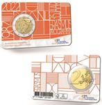 Nederland 2 euro Erasmus 2022 in coincard