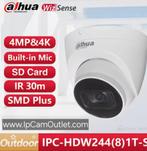 PRO 4MP Dahua 4K HD-IPC-HDW2441T-S Wiz Sense  ip camera Poe, 1031EG, Nieuw, Ophalen of Verzenden, Dahua