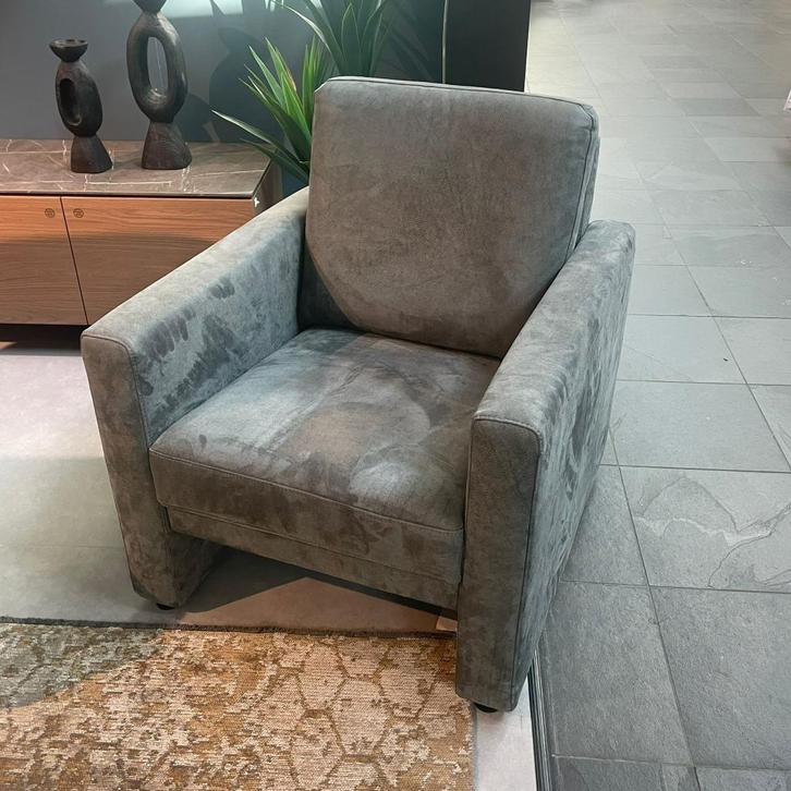 INHOUSE Fauteuil Calosso grijs, Huis en Inrichting, Fauteuils, Nieuw, Stof, 50 tot 75 cm, 75 tot 100 cm, Ophalen