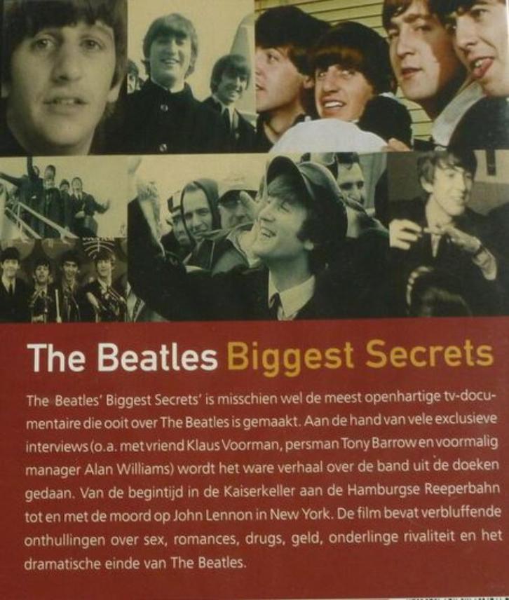 DVD the Beatles Grootste Geheimen, Cd's en Dvd's, Dvd's | Documentaire en Educatief, Nieuw in verpakking, Natuur, Alle leeftijden