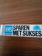 2752 NMS Spaarbank Reclame Sticker, Ophalen of Verzenden, Gebruikt