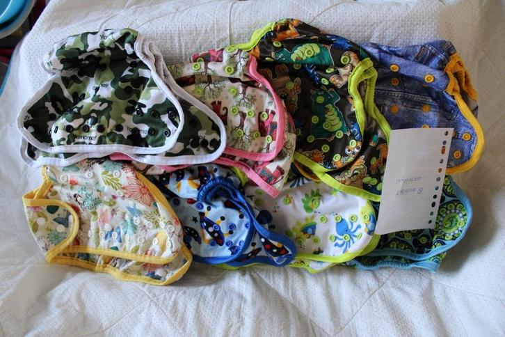Wasbare luiers 8 x overbroekjes mumsbest, Kinderen en Baby's, Overige Kinderen en Baby's, Gebruikt, Ophalen of Verzenden