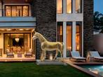 UNIEK XXXXL Future Horse PEGASUS Art design polyresin gold, Ophalen