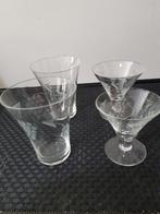 Wijnglazen, waterglazen met druivenranken, Ophalen of Verzenden