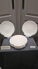 Wedgwood schelp borden 28 cm moonstone zeer uniek Nautilus, Ophalen of Verzenden