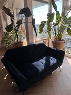 Dutchbone bank donkerblauw, Huis en Inrichting, Ophalen, Zo goed als nieuw, Stof