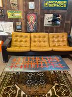 Prachtige vintage jaren 70 keramieken salon tafel, oranje, Huis en Inrichting, Tafels | Salontafels, Ophalen, Vintage, ?, Zo goed als nieuw