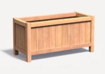 Bloembak Hardhout Adezz Valencia 120x50cm   beschikbaar voor biedingen