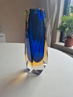 Murano Sommerso Vaas - Beschadigd, Ophalen of Verzenden, Blauw, Aardewerk of Porselein, Minder dan 50 cm