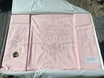NIEUW: beddengoed met echt handgemaakt borduurwerk (TT4), Dekbedovertrek, Ophalen of Verzenden, Roze, Nieuw