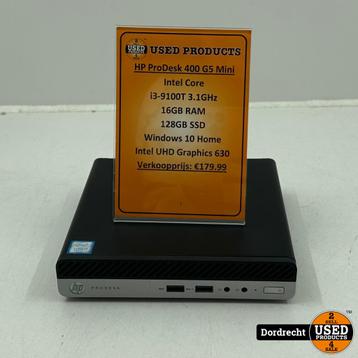 HP ProDesk 400 G5 desktop mini | Intel Core i3-9100T 3.1GHz