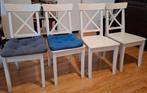 eetkamerstoel, hout, wit, Huis en Inrichting, Stoelen, Ophalen, Gebruikt, Wit, Hout
