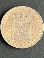 Rijksdaalder 1843, Postzegels en Munten, Munten | Nederland, Ophalen of Verzenden, 2½ gulden