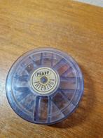 Pfaff Patenbox - Vintage Naaimachine Accessoire, Hobby en Vrije tijd, Naaimachines en Toebehoren, Ophalen, Gebruikt, Toebehoren