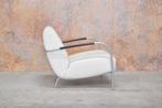 ZGANieuw witte leren Harvink Columbus design fauteuil, Huis en Inrichting, Fauteuils, Harvink, Gebruikt, Harvink, Design