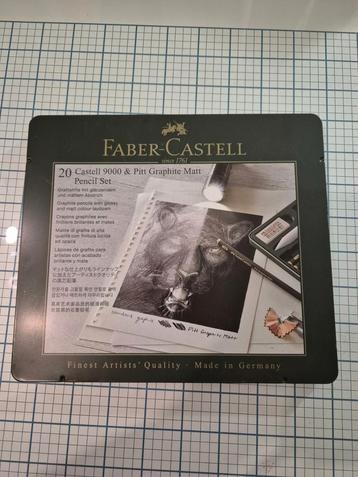 NIEUW Faber Castell Castell 9000 + Pitt Graphite Matt 20 set beschikbaar voor biedingen