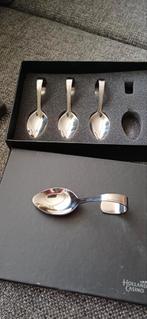 4 Amuse Lepels in Doosje - Holland Casino, Ophalen of Verzenden, Zo goed als nieuw, Rvs of Chroom, Los bestek