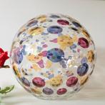 Vintage Bolvaas Boheems Kristal Max Kannegiesser Novy Bor, Overige kleuren, Ophalen of Verzenden, Minder dan 50 cm, Glas