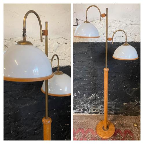 Vintage Bonydesign lamp vloerlamp hout acryl Mushroom 80’s, Huis en Inrichting, Lampen | Vloerlampen, Gebruikt, 150 tot 200 cm