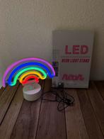 Neon Regenboog Lamp  20cm, Ophalen of Verzenden, Zo goed als nieuw, Kunststof, Minder dan 50 cm