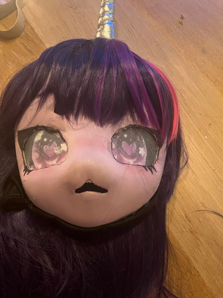 MLP Fursuit/Kigurumi Hoofd, Hobby en Vrije tijd, Kostuums, Theaterbenodigdheden en LARP, Verzenden, Gebruikt, Accessoires