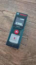 Bosch afstandslaser PLR15, Doe-het-zelf en Verbouw, Meetapparatuur, Ophalen of Verzenden, Zo goed als nieuw