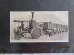 gravure van stoomwagen 1880, Verzenden
