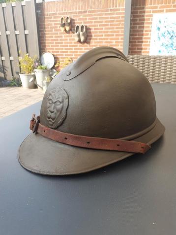 Originele Belgische WO1 Adrian helm. beschikbaar voor biedingen