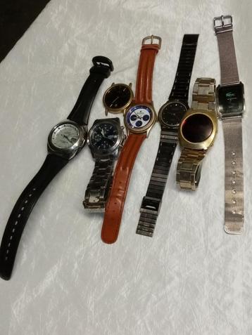 Lot herenhorloges Rolex Cartier Casio Citizen...  beschikbaar voor biedingen