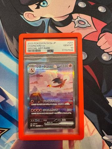 Charizard ex 201 PSA10 beschikbaar voor biedingen