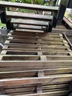 Houten Pallets - 9 stuks (120 x 80 cm), Ophalen, Gebruikt, 25 tot 50 mm, Pallet