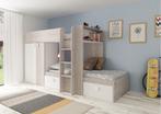 Maxim Multifunctioneel Stapelbed - 90x190 - Wit
