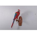 Red and Blue Macaw Parrot – Papegaai beeld Hoogte 67 cm, Nieuw, Ophalen