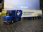 WSI Scania Torpedo Van Leeuwen, Hobby en Vrije tijd, Modelauto's | 1:50, Ophalen of Verzenden, Zo goed als nieuw, Bus of Vrachtwagen