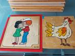 Twee vintage Rolf meerdere laags houten puzzels., Ophalen, Gebruikt