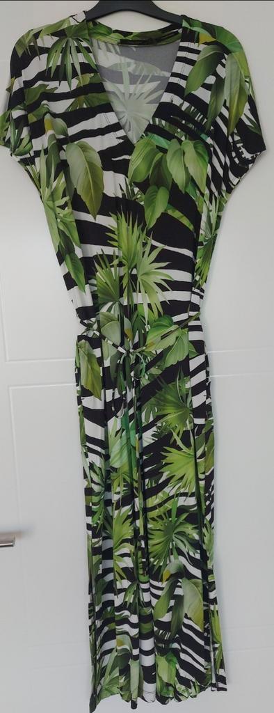 ZGAN jurk van Claudia Sträter,  maat S, Kleding | Dames, Jurken, Zo goed als nieuw, Maat 36 (S), Groen, Onder de knie, Ophalen of Verzenden