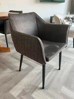 4 Riviera maison eetkamer stoelen pellini leer, Ophalen, Zo goed als nieuw, Leer