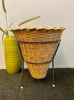 Vintage rotan ROHÉ Noordwolde winkelmand mand retro sixties, Ophalen, Gebruikt, Mand, Nvt
