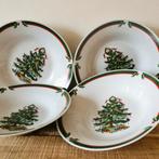 Set van 4 Diepe Borden Siaki Christmas Tree Kerstservies, Nieuw, Ophalen of Verzenden, Bord(en), Overige stijlen