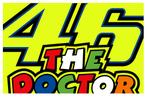 Valentino Rossi the doctor fluor vlag flag 140 x 90 cm, Commerciale@vr46racing.com, Nieuw, Ophalen of Verzenden, 61121 Pesaro PU Italy