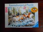 legpuzzel Ravenburger Paarden mist 1 stukje!, Ophalen, 500 t/m 1500 stukjes, Gebruikt, Legpuzzel