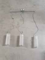 Te koop, hanglamp met glazen kelken, ZGAN, Ophalen, Zo goed als nieuw, Glas, 75 cm of meer