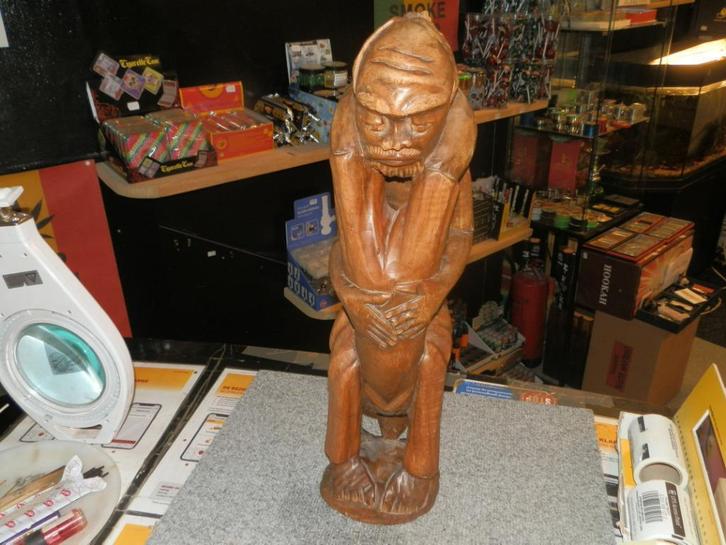 Handgemaakt beelden uit Indonesische, Antiek en Kunst, Kunst | Beelden en Houtsnijwerken, Ophalen of Verzenden